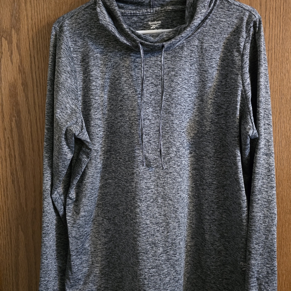 Reebok Gray Hooded Sweatshirt